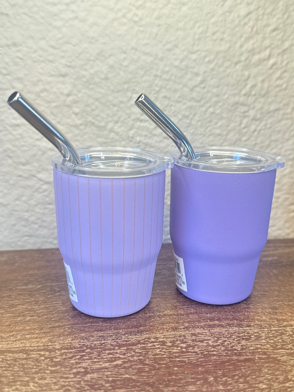 Mini Tumblers with Straws in Lavender, Set of 2 (3 oz cups) β Ashland - Picture 11 of 11